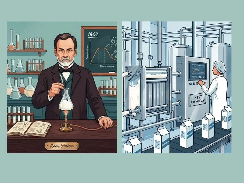 History of pasteurization, Louis Pasteur 1864
